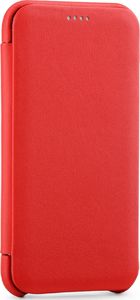 moVear moVear flipSide S Skórzane Etui do Apple iPhone 11 | Skóra Nappa | Pokrowiec slim z klapką, Czerwony Standard 2