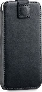 moVear moVear pocketCase C+ Skórzane Etui Wsuwka do iPhone 8/7/6 Plus oraz innych smartfonów o zbliżonych wymiarach | Skóra Gładka, Czarny Standard 2