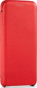moVear moVear flipSide S Skórzane Etui do Samsung Galaxy S8 | Skóra Nappa | Pokrowiec slim z klapką, Czerwony Standard 2