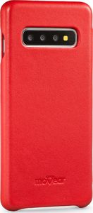 moVear moVear flipSide S Skórzane Etui do Samsung Galaxy S10 | Skóra Nappa | Pokrowiec slim z klapką, Czerwony Standard 3