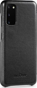 moVear moVear flipSide S Skórzane Etui do Samsung Galaxy S20 | Skóra Gładka | Pokrowiec slim z klapką, Czarny Standard 3