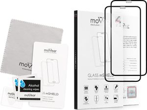 moVear 2 szt. | Szkło Hartowane na Apple iPhone 11 Pro | do etui, 9H | moVear GLASS mSHIELD 2.5D MAX Standard 2