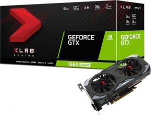 Karta graficzna PNY GeForce GTX 1660 SUPER XLR8 Gaming OC 6GB GDDR6 (VCG16606SDFMPB-O) 1