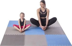 One Fitness Mata ochronna MP10 180 cm x 180 cm x 1 cm wielokolorowa 18