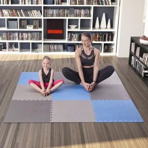 One Fitness Mata ochronna MP10 180 cm x 180 cm x 1 cm wielokolorowa 3