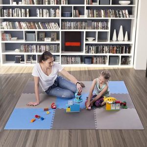 One Fitness Mata ochronna MP10 180 cm x 180 cm x 1 cm wielokolorowa 6