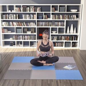 One Fitness Mata ochronna MP10 180 cm x 180 cm x 1 cm wielokolorowa 7