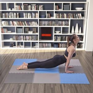 One Fitness Mata ochronna MP10 180 cm x 180 cm x 1 cm wielokolorowa 8