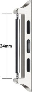 moVear moVear Adapter do paska 24mm na Apple Watch 6 / SE / 5 / 4 / 3 / 2 / 1 (44/42) | Srebrny Standard 2