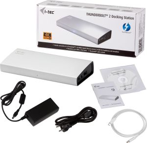 Stacja/replikator I-TEC Stacja dokująca Thunderbolt 2 Docking Station 2xThunderbolt, HDMI, 3xUSB (THUNDERDOCK2) 8