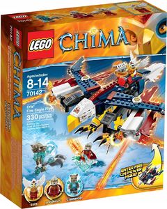 LEGO LEGO CHIMA 70142 OGNISTY POJAZD ERIS ORZEŁ PTAK 1