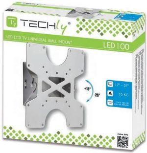 Techly Uchwyt ścienny ICA-LCD 113-BK 17'' - 37'' 5