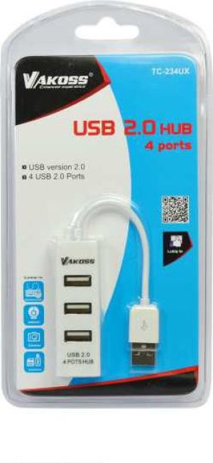 HUB USB Vakoss TC-234UX 4x USB-A 2.0 (TC-234UX) 2