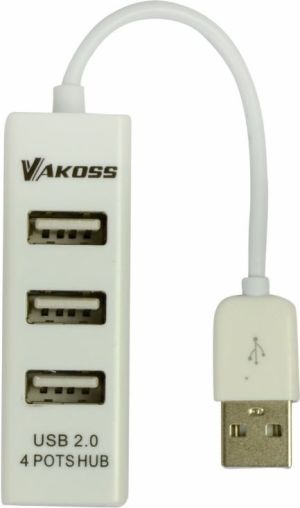 HUB USB Vakoss TC-234UX 4x USB-A 2.0 (TC-234UX) 1