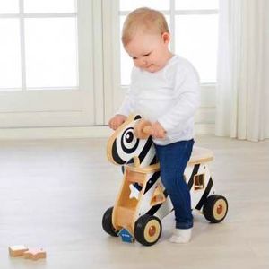 Masterkidz MASTERKIDZ Jeździk Sorter Kształtów Zebra 2