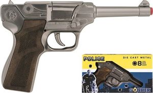 Pulio Pistolet policyjny GONHER 124/0 metalowy 1