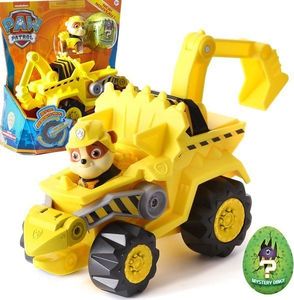 Figurka Spin Master Psi Patrol Dinozaury pojazd+figurka Rubble+Dino 3