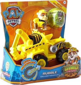 Figurka Spin Master Psi Patrol Dinozaury pojazd+figurka Rubble+Dino 9