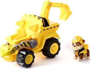 Figurka Spin Master Psi Patrol Dinozaury pojazd+figurka Rubble+Dino 10