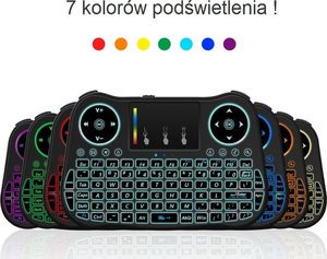 Klawiatura mini mT08 Bezprzewodowa Czarna US (MT08) 7