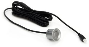 AMiO Zestaw czujników parkowania TFT01 4,3" z kamerą HD-315-LED 4 sensory srebrne 2