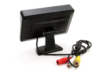 AMiO Zestaw czujników parkowania TFT01 4,3" z kamerą HD-315-LED 4 sensory srebrne 4