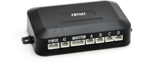AMiO Zestaw czujników parkowania TFT01 4,3" z kamerą HD-315-LED 4 sensory srebrne 7