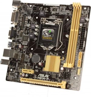 Płyta główna Asus H81M-P/C/SI, LGA 1150, H81, 2XDDR3, SATA III, DVI-D, micro ATX (H81M-P/C/SI) 2