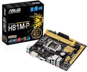 Płyta główna Asus H81M-P/C/SI, LGA 1150, H81, 2XDDR3, SATA III, DVI-D, micro ATX (H81M-P/C/SI) 8