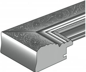Ramka Walther Barock 20x30, drewniana, grafitowa (CR030D) 2