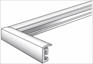 Ramka Walther New Lifestyle, 30x40, plastikowa, niebieska (KV040L) 2