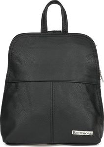 Krateczka czarna- ZGRABNA DAMSKA TOREBKA PLECACZEK SKÓRZANA ORYGINALNA 021 5