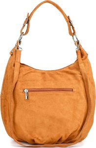 Vera Pelle CAMEL VERA PELLE ZAMSZOWA TOREBKA A4 SKÓRZANA WOREK K51 3