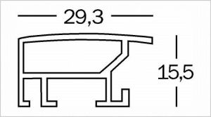Ramka Walther Aluline, 30x40, czarny (AL040B) 3