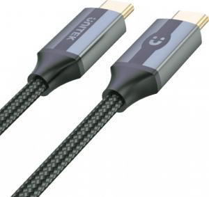 Kabel USB Unitek USB-C - USB-C 1 m Szary (C14079GN) 2