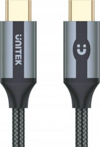 Kabel USB Unitek USB-C - USB-C 1 m Szary (C14079GN) 3