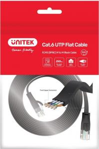 Unitek Pathcord Cat 6, U/UTP, 5m, czarny (C1812GBK) 4