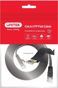 Unitek Patchcord Cat 6, U/UTP, 10m, czarny (C1813GBK) 4