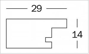 Ramka Walther Home, 20x30, drewniana, szara (HO030D) 3