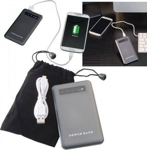 Powerbank Basic Power bank plastikowy KINGSVILLE uniwersalny 1