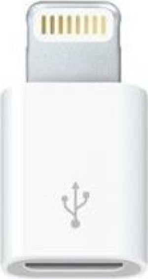 Adapter USB Apple Lightning - microUSB Srebrny (MD820ZM/A Bulk) 1