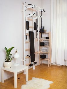 BenchK Drabinka gimnastyczna wielofunkcyjna drążek poręcz (830047) 31