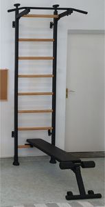 BenchK Wielofunkcyjna drabinka drążek poręcz i ławka (830030) 29