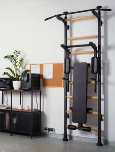 BenchK Wielofunkcyjna drabinka drążek poręcz i ławka (830030) 31