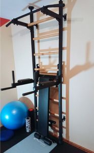 BenchK Wielofunkcyjna drabinka drążek poręcz i ławka (830030) 35