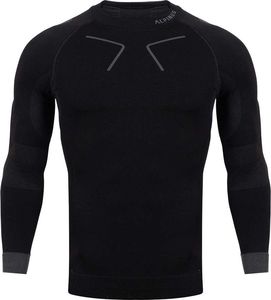 Alpinus Bluza termoaktywna męska Alpinus Tactical Base Layer czarno-szara GT43219 Alpinus S 1