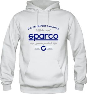 Sparco Bluza męska z kapturem MOTORSPORT Sparco biała XL 1