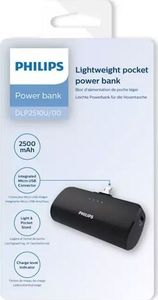 Powerbank Philips Phil-DLP2510U 2500mAh Czarny 2