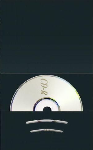 Daiber koperta z kieszenia na CD + zdjecie do 6x9cm czarna, 100sztuk (06622) 1