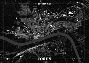 Art-Map Plakat dekoracyjny - Toruń 1